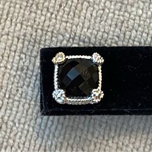 Judith Ripka **Single Earring** 925 18K Onyx